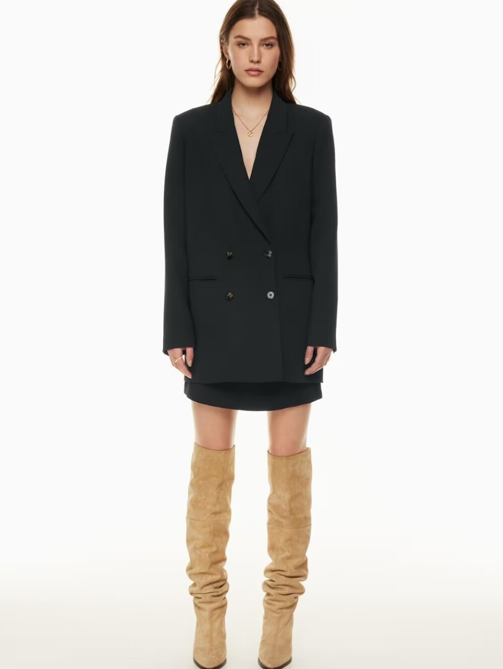 NWOT Aritzia Wilfred Cherrelle Blazer. Long Sleeve. Black. Relaxed Fit. Size M.